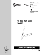 Miller W-280 (WP-280) TORCH Le manuel du propriétaire