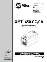 Miller XMT 450 CC/CV (575 VOLT MODEL) Le manuel du propriétaire