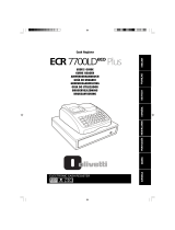 Olivetti ECR 7700LD eco Plus Le manuel du propriétaire