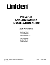 Uniden 2MTD-2.8-BNC Guide d'installation