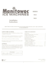 Manitowoc Ice B0320 B0420 Guide d'installation