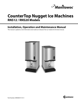 Manitowoc RNS-12 & RNS-20 CounterTop Nugget Ice Dispenser Guide d'installation
