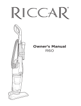 Riccar R60 Broom Vacuum Manuel utilisateur