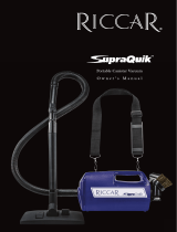 Riccar SupraQuik Portable Canister Vacuum Manuel utilisateur