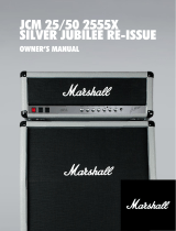 Marshall 2555X Silver Jubilee Le manuel du propriétaire