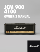 Marshall JCM900 4100 Le manuel du propriétaire