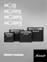 Marshall MG50FX Le manuel du propriétaire