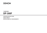 Denon DP-300F Le manuel du propriétaire