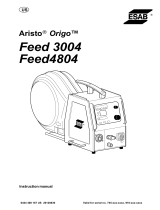 ESAB Aristo Feed 4804 Manuel utilisateur