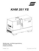 ESAB KHM 351 YS Manuel utilisateur