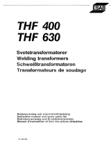 ESAB THF 400, THF 630 Manuel utilisateur