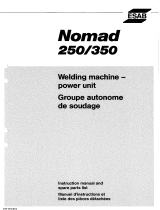 ESAB Nomad 250, Nomad 350 Manuel utilisateur