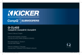 Kicker CompQ Subwoofer Le manuel du propriétaire