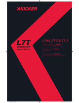 Kicker L7T122 Le manuel du propriétaire