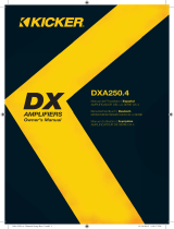 Kicker 2016 DXA 4-Channel Amplifier Le manuel du propriétaire