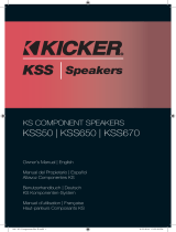 Kicker 2017 KS Components Le manuel du propriétaire