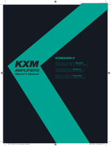 Kicker 2017 KXM 8-Channel Amplifier Le manuel du propriétaire