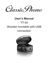 Classic Phono Classic Manuel utilisateur