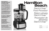 Hamilton Beach Stack and Snap Food Processor Mode d'emploi