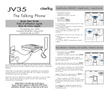 Clarity JV35W Guide de démarrage rapide