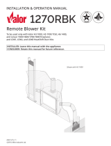 Valor 1270RBK - Remote Blower Kit Le manuel du propriétaire