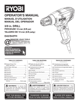 Ryobi D43K Le manuel du propriétaire