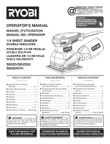 Ryobi S652DGK Le manuel du propriétaire