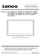 Lenco LED-1922BK Manuel utilisateur