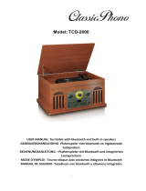 Lenco Classic Phono TCD-2600 Le manuel du propriétaire