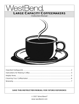 West Bend Large Capacity Coffeemakers 33600 Manuel utilisateur