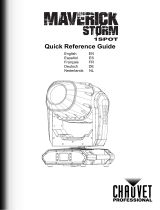 Chauvet Maverick Strom 1 Spot Guide de référence