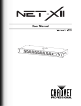 Chauvet Professional NET-X II Manuel utilisateur