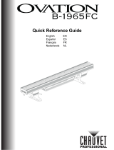 Chauvet Professional Ovation B-1965FC Guide de référence
