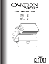 Chauvet Ovation C-805FC Guide de référence