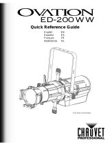 Chauvet Ovation ED-200WW Guide de référence