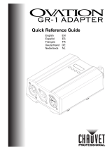 Chauvet Ovation GR-1 Adapter Guide de référence