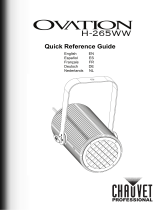 Chauvet Professional Ovation H-265WW Guide de référence