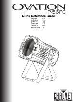 Chauvet Ovation P-56FC Guide de référence