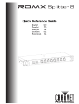 Chauvet RDMX Splitter 8 Guide de référence