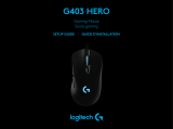 Logitech G G403 HERO Gaming Mouse Manuel utilisateur