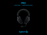 Logitech PRO Gaming Headset Guide d'installation