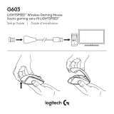 Logitech G G603 LIGHTSPEED Wireless Gaming Mouse Manuel utilisateur