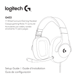 Logitech G433 Gaming Headset Manuel utilisateur