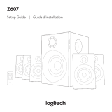 Logitech Z607 5.1 Surround Sound Speakers Guide d'installation