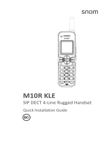 Snom M10R KLE Quick Installation Guide