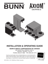 Bunn AXIOM-DV-3 (2 Upper/1 Lower Warmer) Guide d'installation
