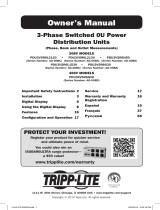 Tripp Lite 3-Phase Switched 0U PDUs Le manuel du propriétaire