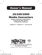Tripp Lite 10/100/1000 Media Converters Le manuel du propriétaire