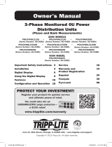 Tripp Lite 3-Phase Monitored 0U Power Distribution Units Le manuel du propriétaire