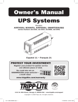 Tripp Lite AVRT450U, AVRT65OU & SMART550USB2 UPS Systems Le manuel du propriétaire